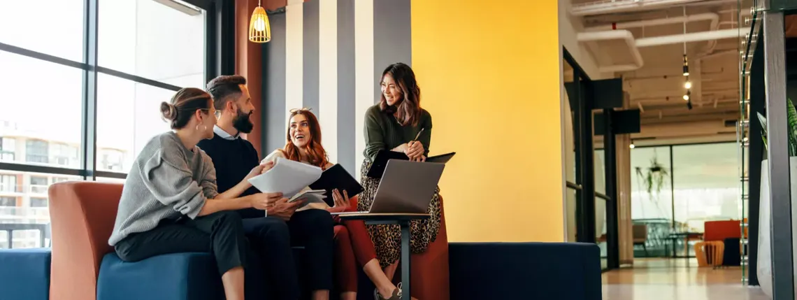 group of people smiling